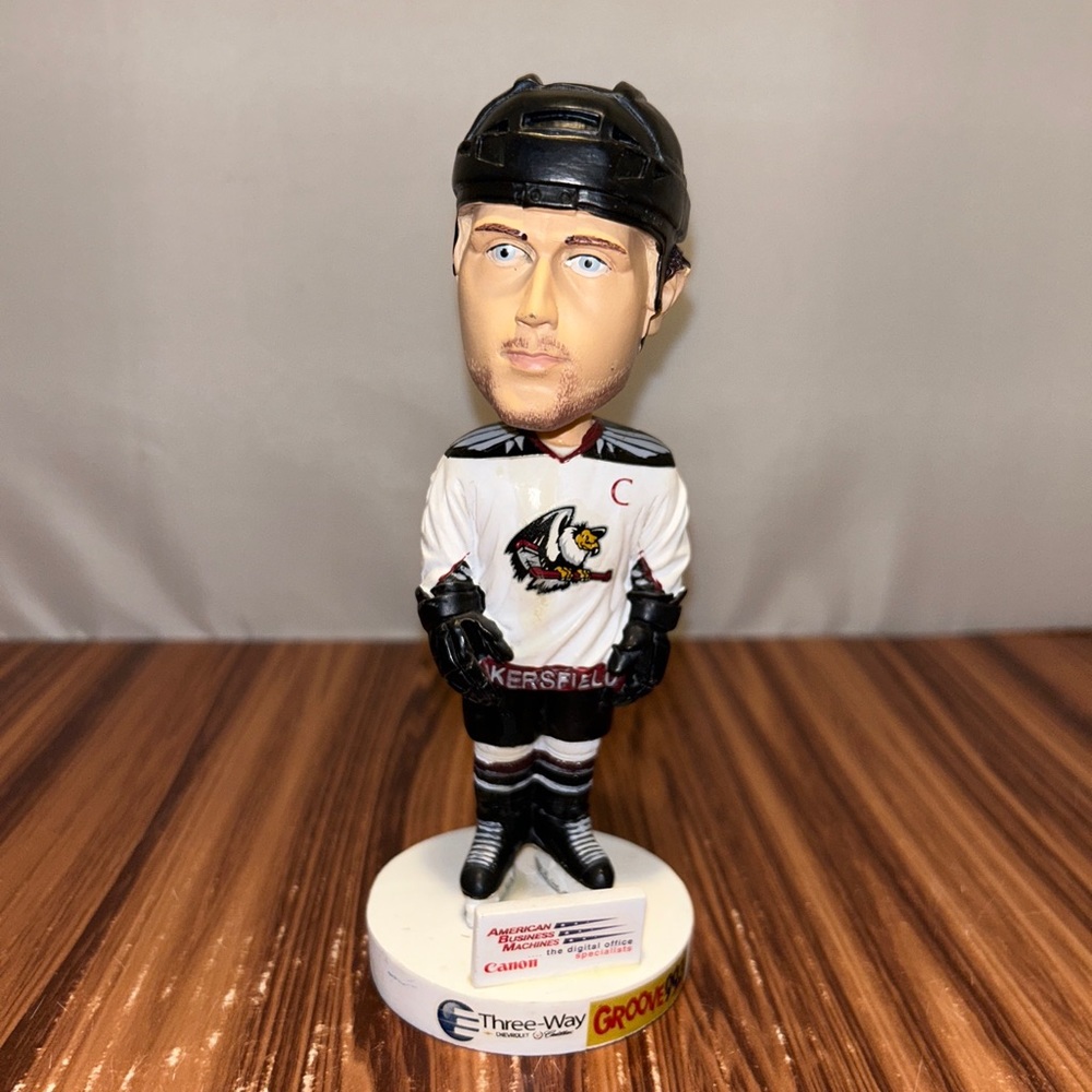 BAKERSFIELD CONDORS HOCKEY #19 JOEL BRODA BOBBLEHEAD 2014